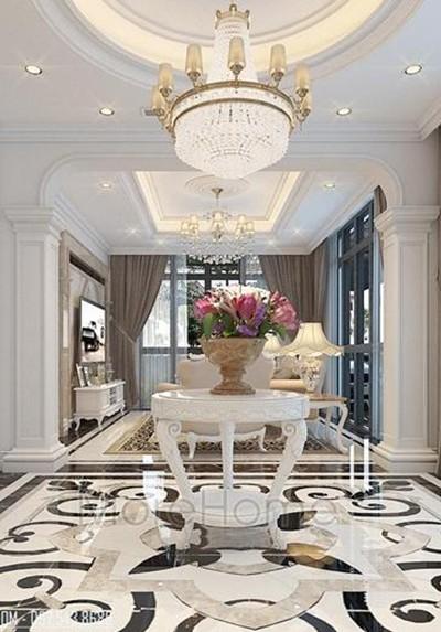  Thiết kế nội thất biệt thự cao cấp Vinhomes Thăng Long cao cấp - anh Hưng